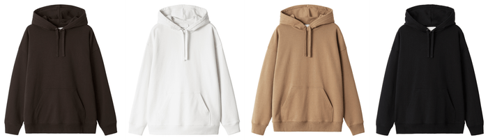 スウェットパーカ¥4,999 (100% ベターコットン)