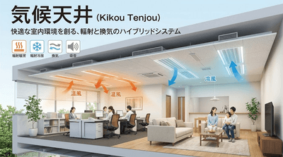 図. 気候天井の製品画像