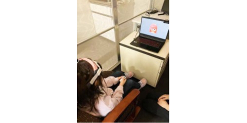 愛知県医療療育総合センターでの測定の様子