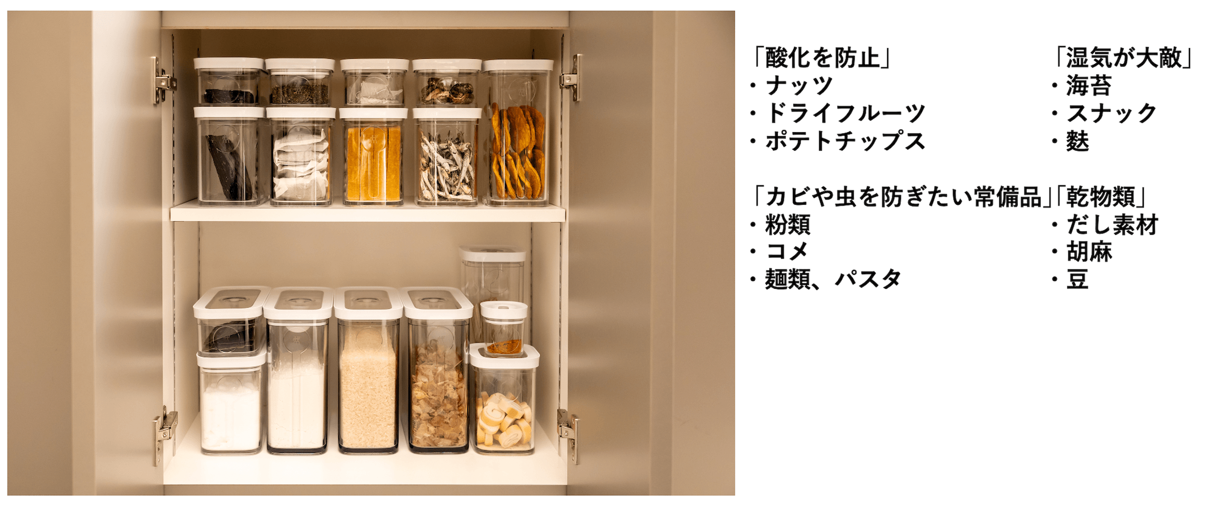 湿気・防カビ・酸化防止