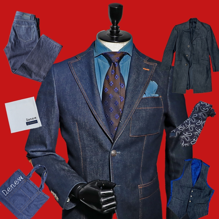 デニムスーツラッキーバッグ・ラギッド