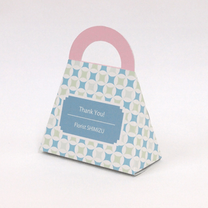 バッグ型ブルー