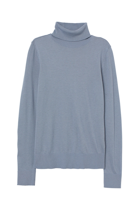 ファインニット タートルネックセーター¥2,499