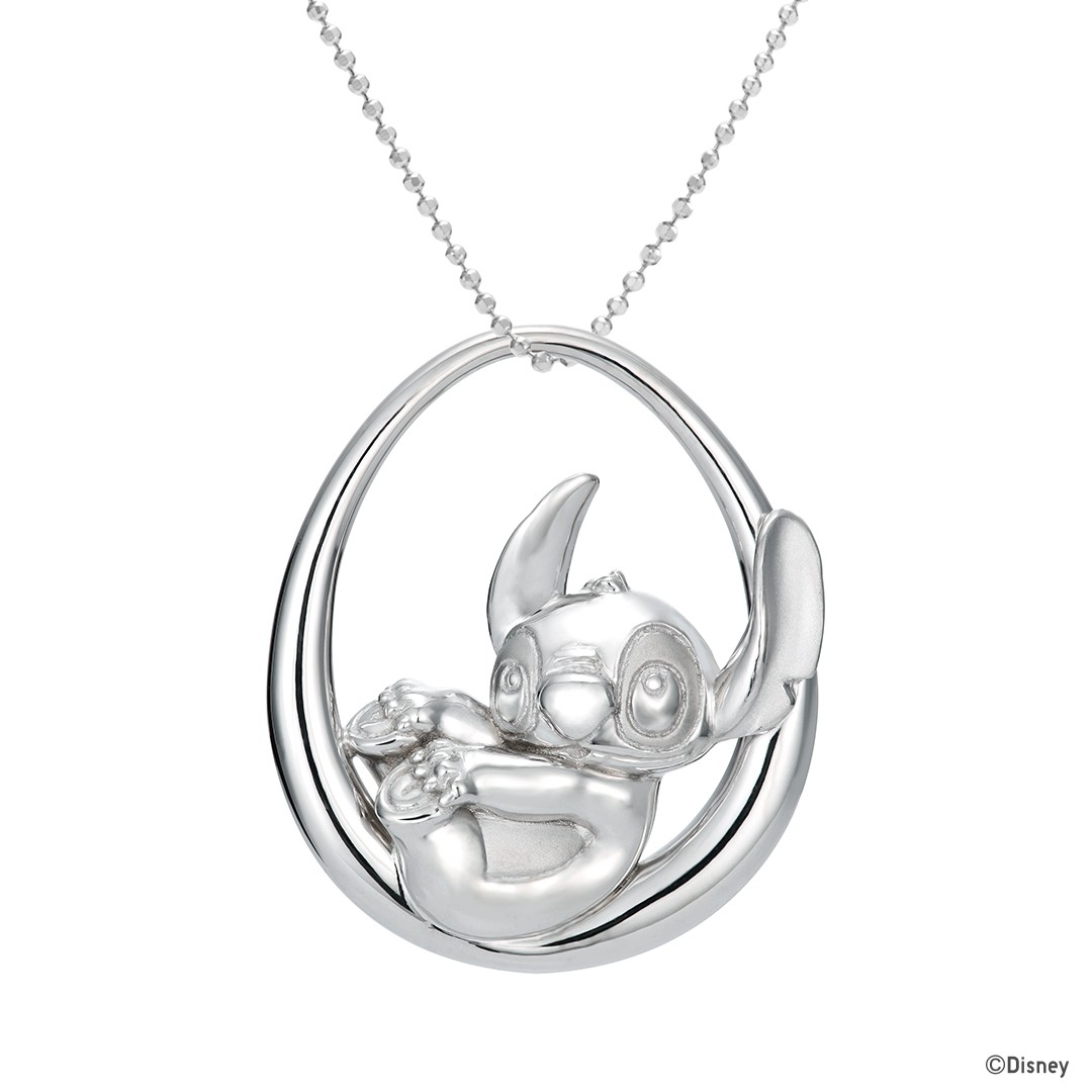 “「スティッチ」といつも一緒にいたい”との想いでオーダーいただいたネックレス。