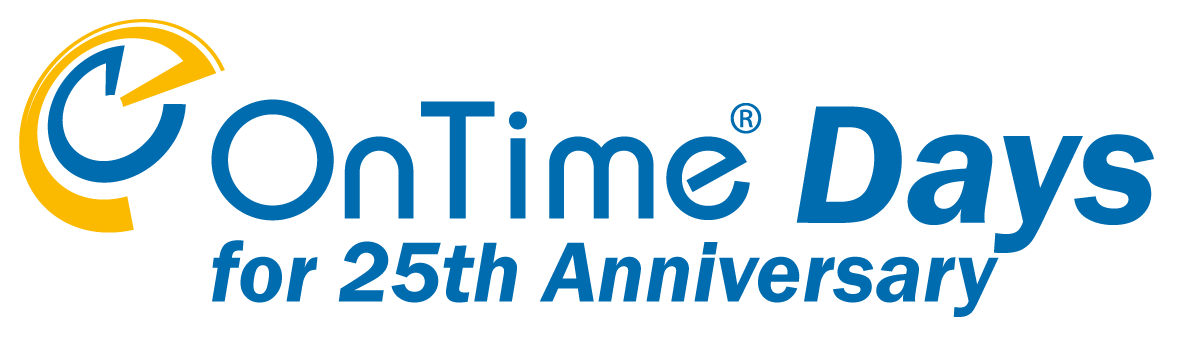 OnTime Days for 25th Anniversary ロゴ