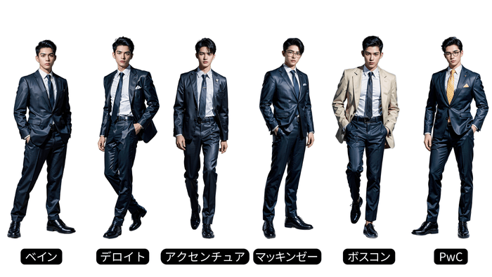 「働く男子図鑑」内のコンサル