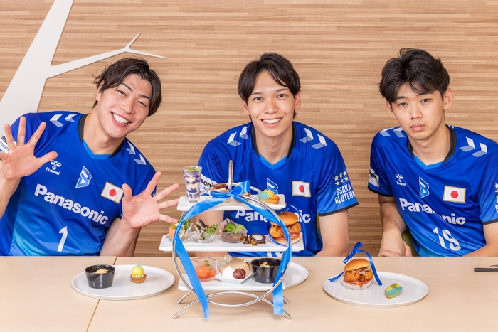 選手コラボメニューも!大阪ブルテオン×ホテル京阪 アフタヌーンティー 第二弾