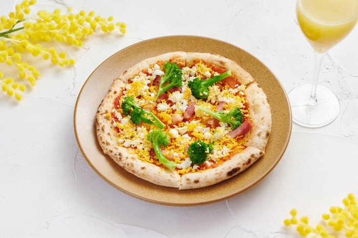 ARIA.C 「卵とブロッコリーのミモザ風ビスマルク」 1,485円 ※ドリンク除く