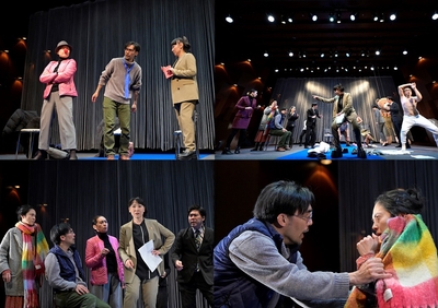 『ニッポン人は亡命する。』舞台写真　2025年1月　於シアターＸ　撮影：都筑淳