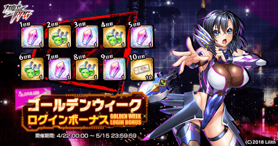 ゴールデンウィークログインボーナス