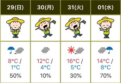 利用者様にも一番好評なのがピンポイント天気予報の機能
