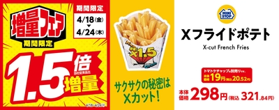 プライスカードＸフライドポテト（画像はイメージです。）
