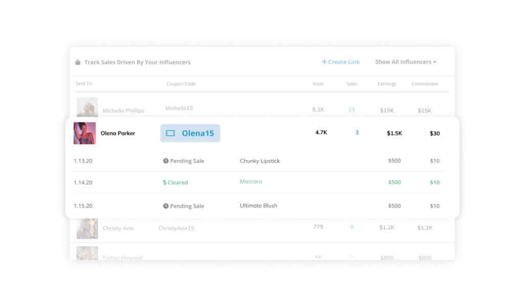 キャンペーンのコンバージョン追跡機能