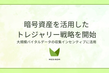 株式会社メディロム、暗号資産を活用したトレジャリー戦略を開始