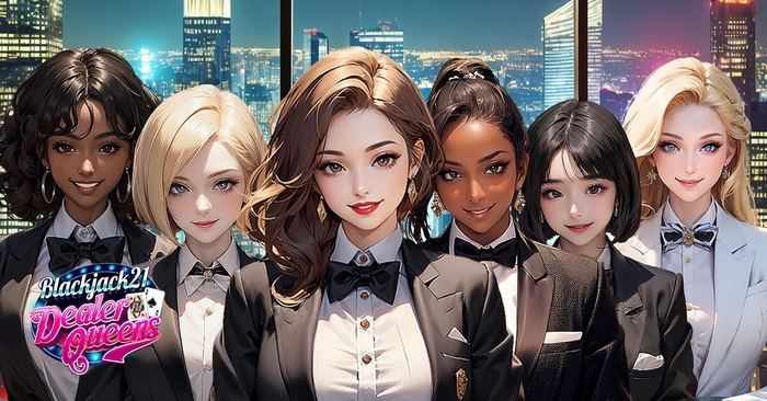 Blackjack 21 - Dealer Queens　キーアート4