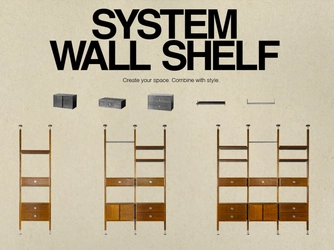 1988年創業の家具店「PACIFIC FURNITURE SERVICE」が 組み合わせ自由な木製ウォールシェルフ 『System Wall Shelf』を店舗限定で販売開始！