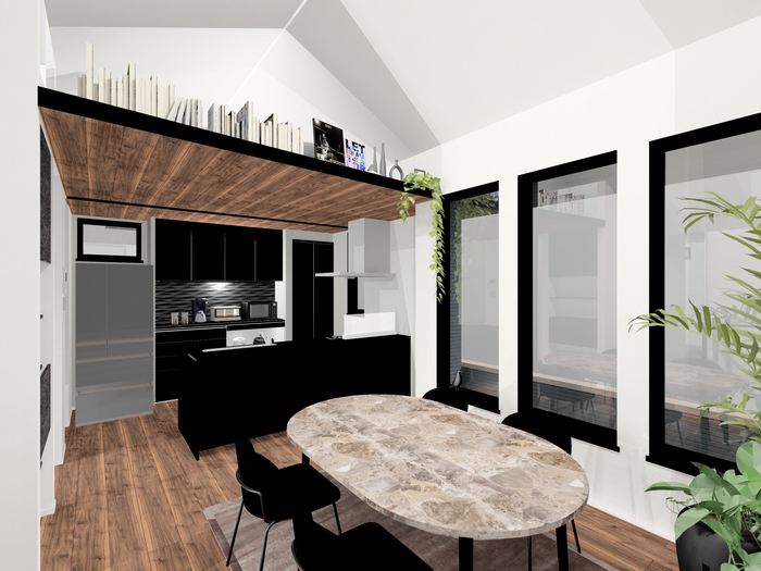 2階DK イメージパース