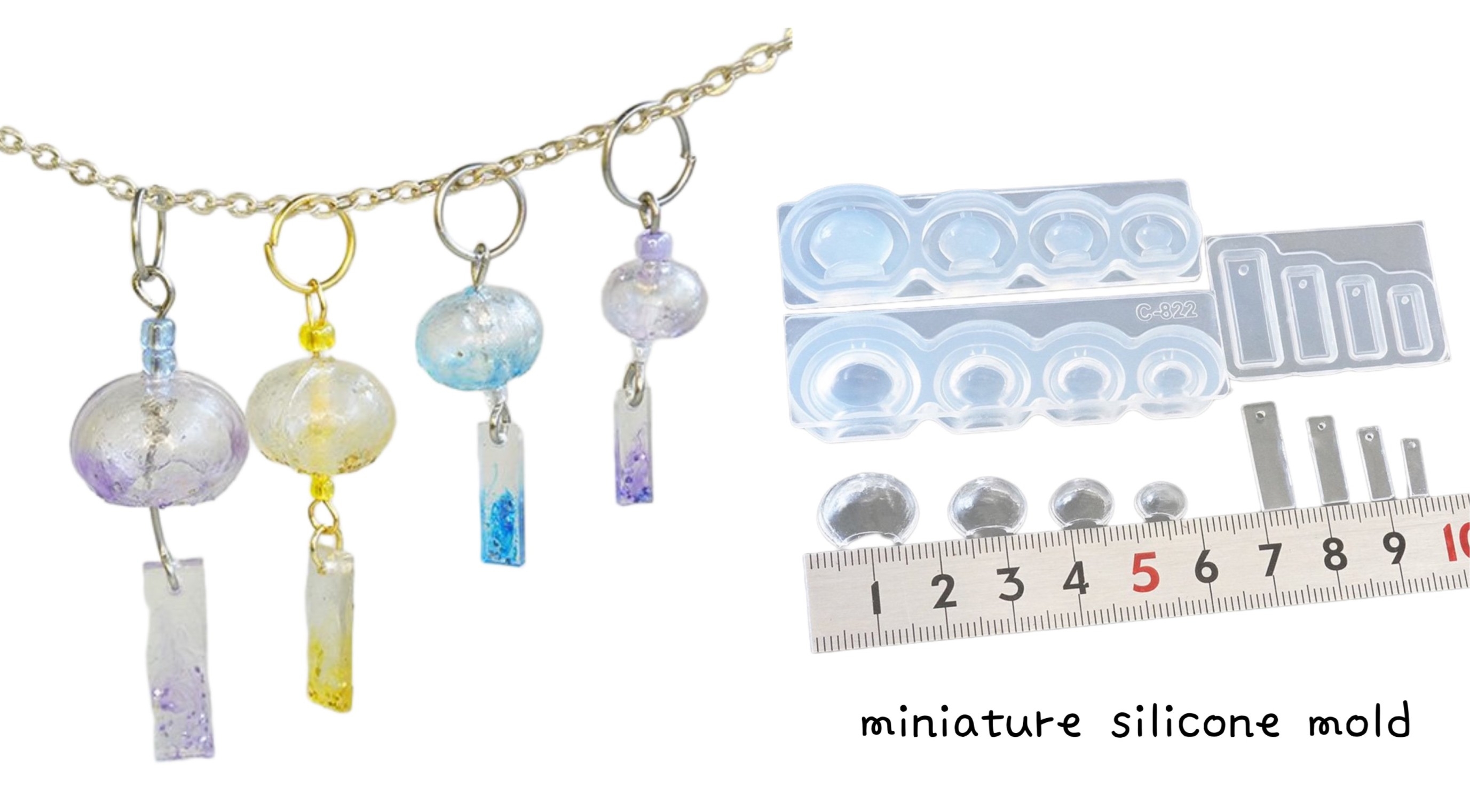 夏を彩る手作りアイテム！ミニチュア風鈴のシリコンモールド販売開始