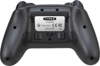 背面に4つの拡張ボタンと切り替えスイッチを搭載