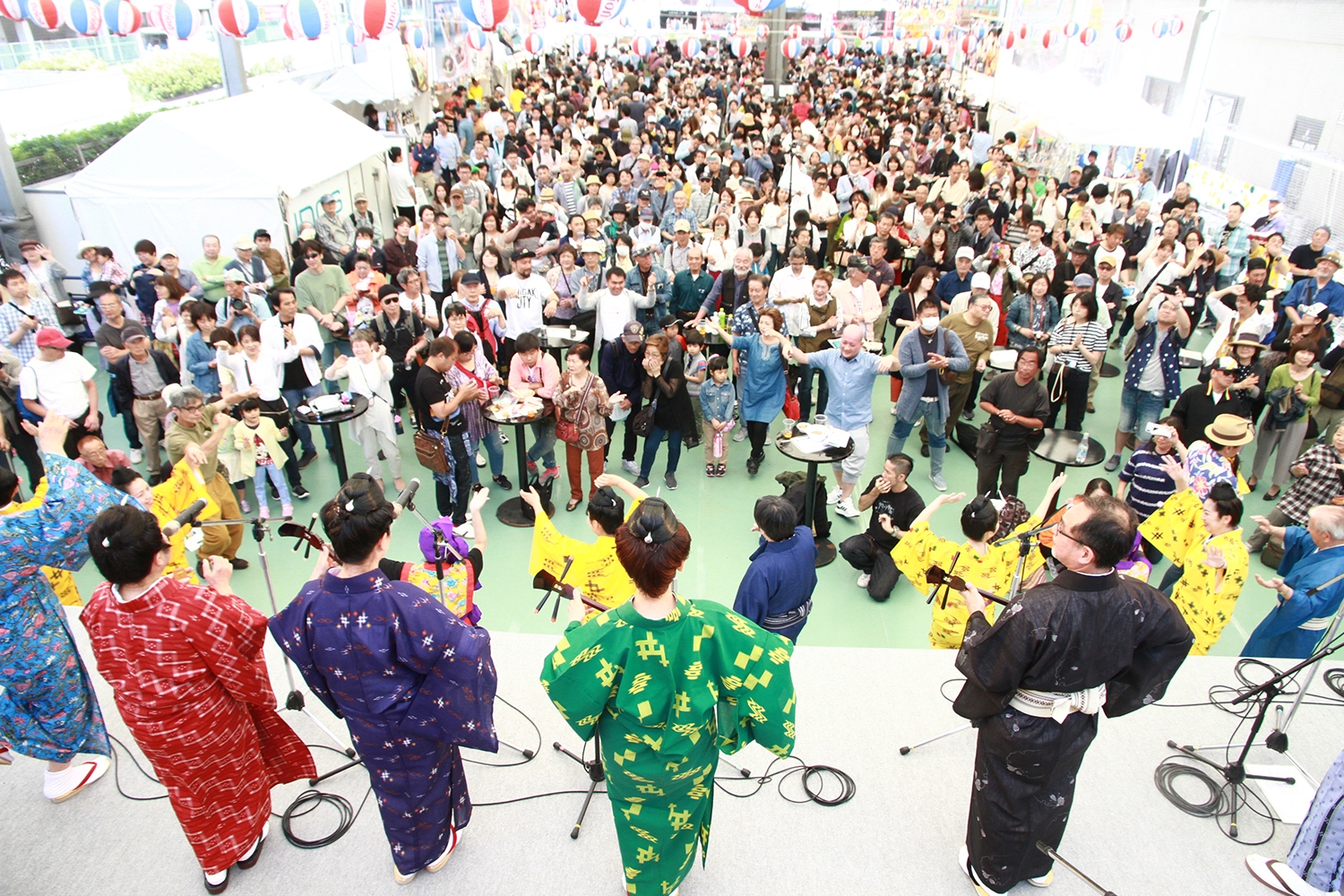 野外フリーライブ 昨年の様子3