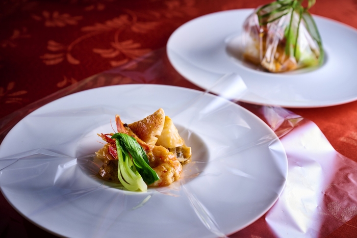 ▲淡路島三年とらふぐを使用した料理 ※イメージは昨年の料理