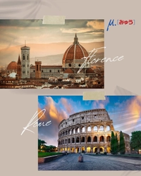 イタリア4都市を1時間で見れる！