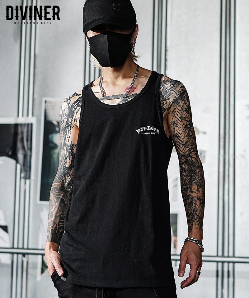 Smash The Bone Tanktop(ブラック/ホワイト)