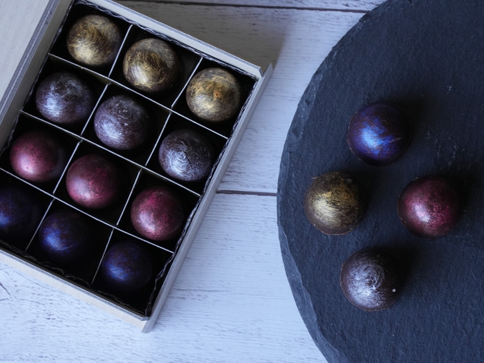 ウイスキー、焼酎、日本酒、ワインのボンボンショコラ