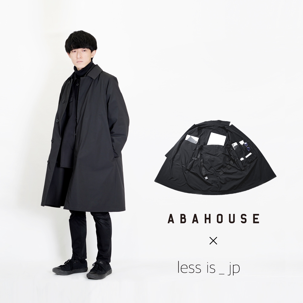 ミニマリストしぶ×ABAHOUSE 「カバンを持たないコート」2021年12月上旬