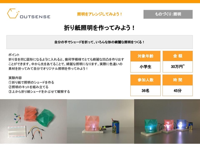 ものづくり体験教室事例