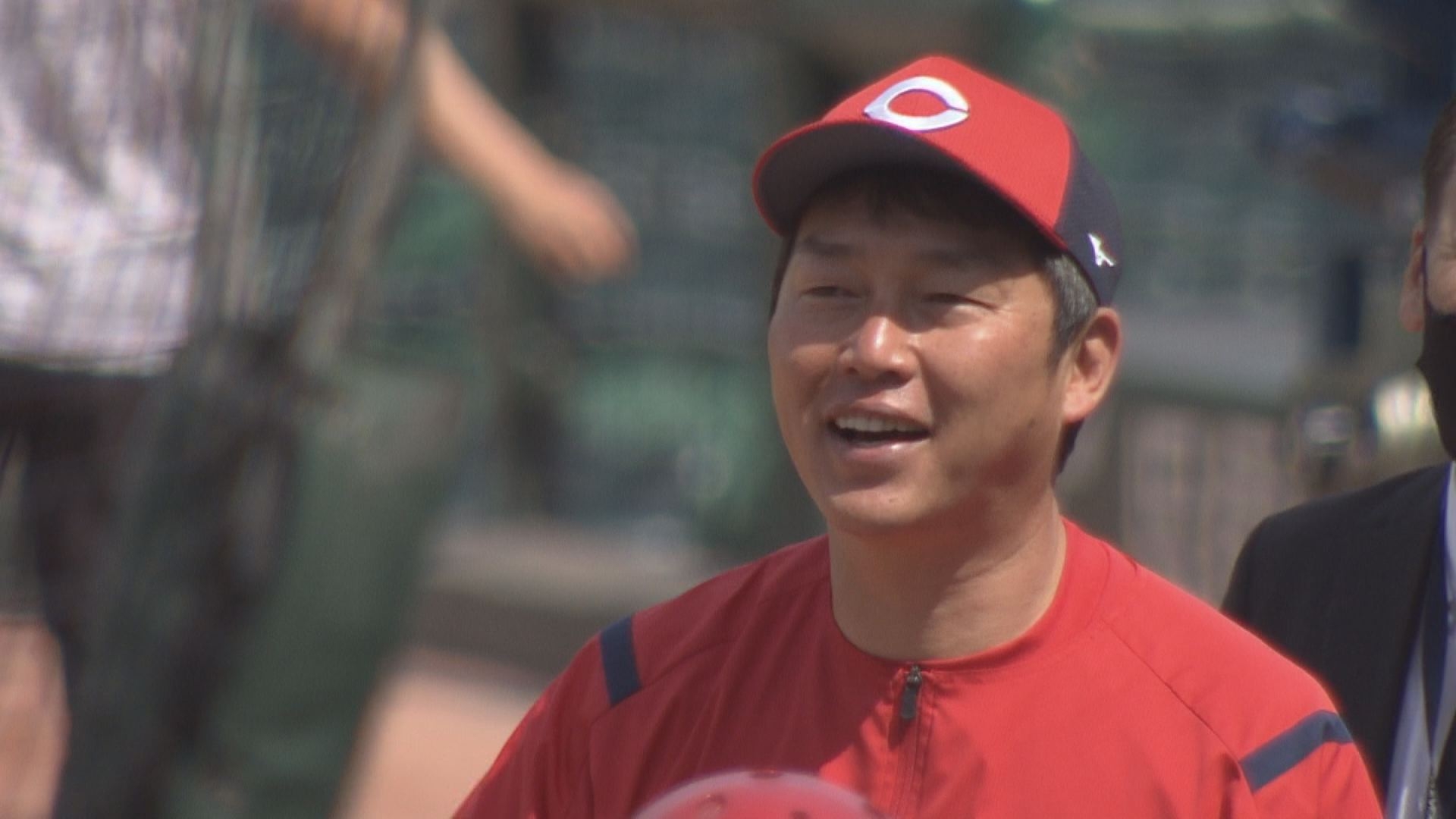 広島ホームテレビ「フロントドア」マイナビオールスターゲームを安部友裕が直撃!