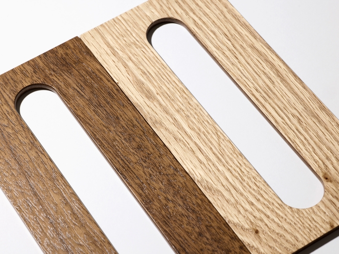 天然木を使用したリバーシブル仕様の木蓋