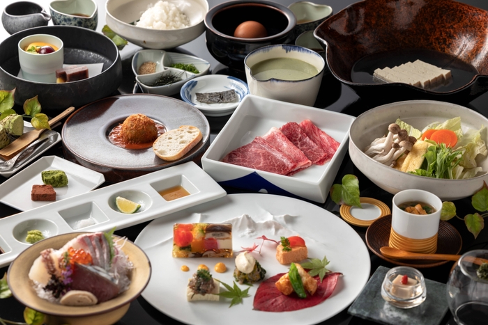 「ふくゆたか」大豆の豆腐を主役に、佐賀米や地元野菜など旬の素材を丁寧に料理