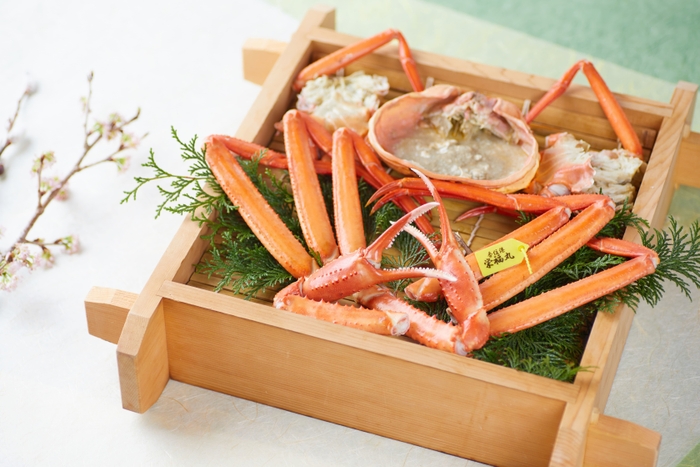 香住ガニフルコース 蒸しガニ