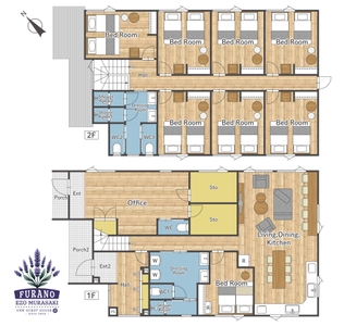 丸々一軒家を貸切り！充実の室内設備