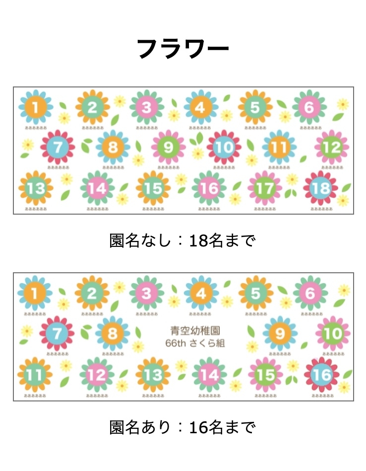 フラワーの場合