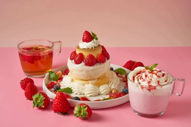 ＜静岡＞たまご専門店TAMAGOYAの ストロベリーフェアついに開幕！ いちごのキャンドルタワーは晴れの日お祝いにもピッタリ！ 旬の静岡県産いちごと共に素敵な冬時間をお届け