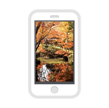 庭園待ち受け画像(イメージ図)