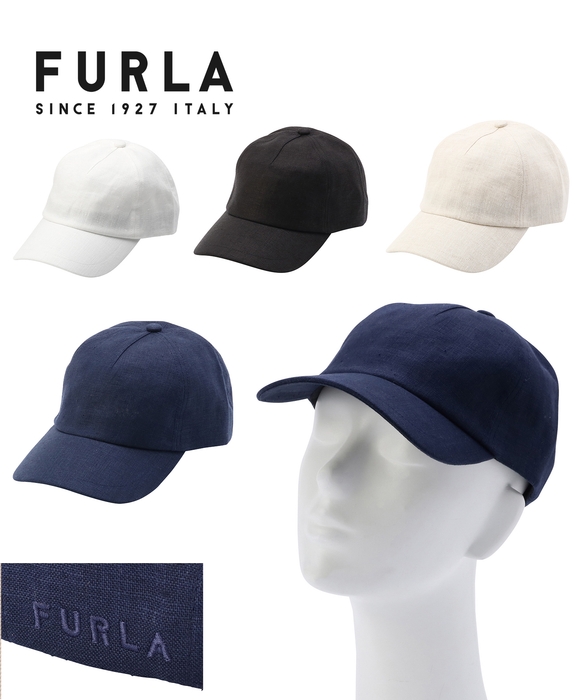 フルラ (FURLA) ロゴ刺繍キャップ 5,500円(税込)