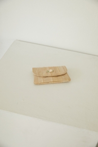 2025SA09/シンプルカードホルダーローズ（ベージュ）