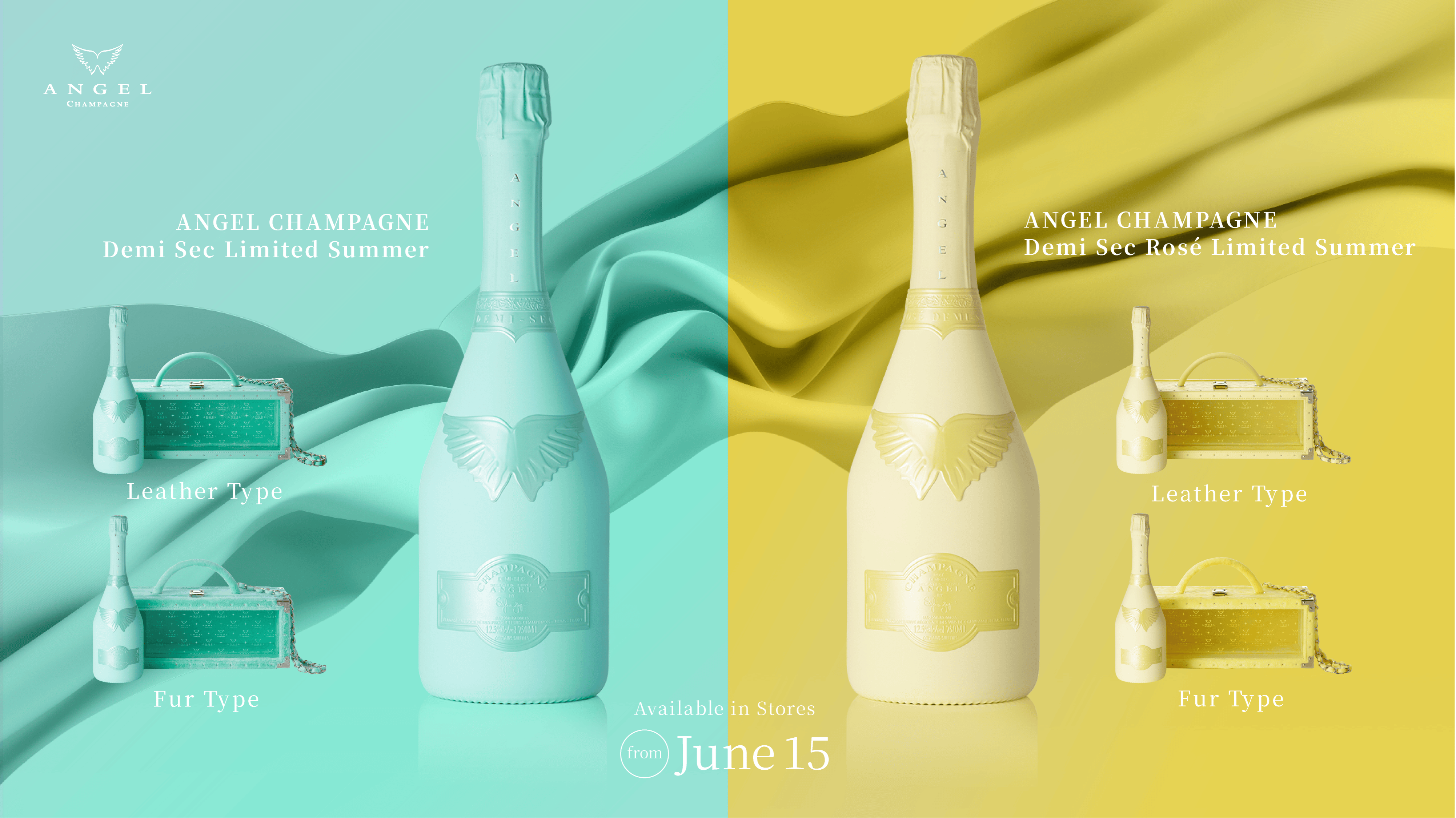 ラグジュアリーシャンパーニュブランド “ANGEL CHAMPAGNE”より夏季限定