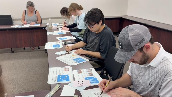 マインドフルネスと習字体験