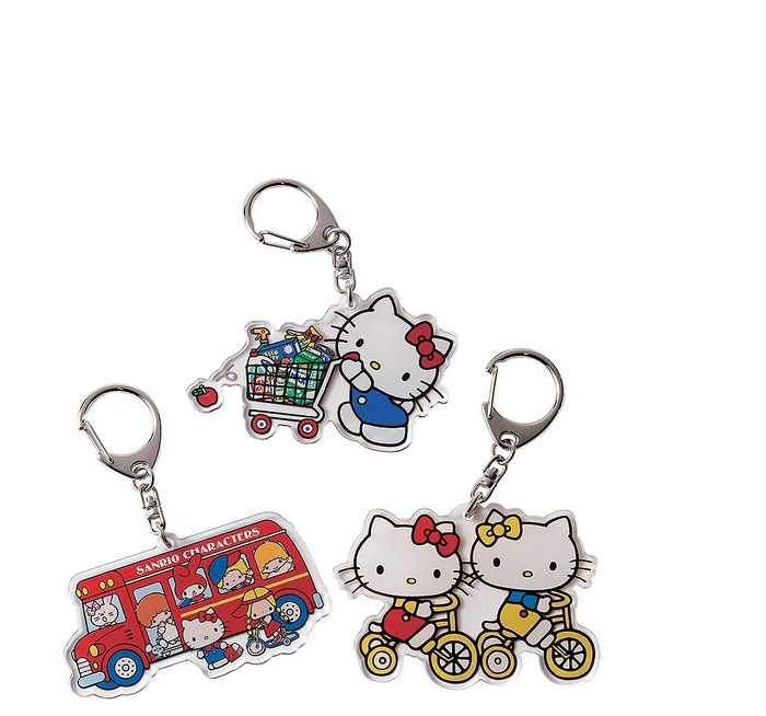 【SANRIO CHARACTERS レトロ POP UP SHOP】アクリルキーホルダー各種 (C)2025 SANRIO CO.,LTD.APPROVAL NO.L660814