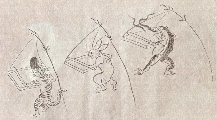 手漉き和紙絵巻『鳥獣戯画~手漉き和紙ができるまで~』展