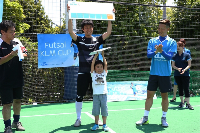 フットサル KLM CUP 表彰式風景