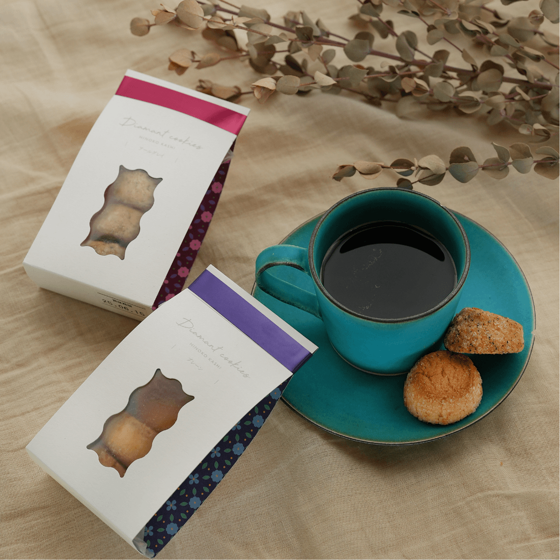 ディアマンクッキー 3個入 プレーンとアールグレイ