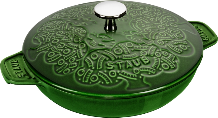 フォレストホットプレート ラウンド 20cm　バジルグリーン