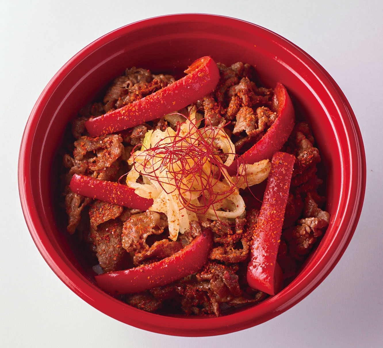 お肉の専門店 スギモト「激辛赤いプルコギ丼」