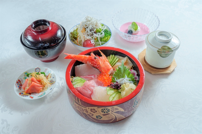 ▲海鮮ちらし御膳
