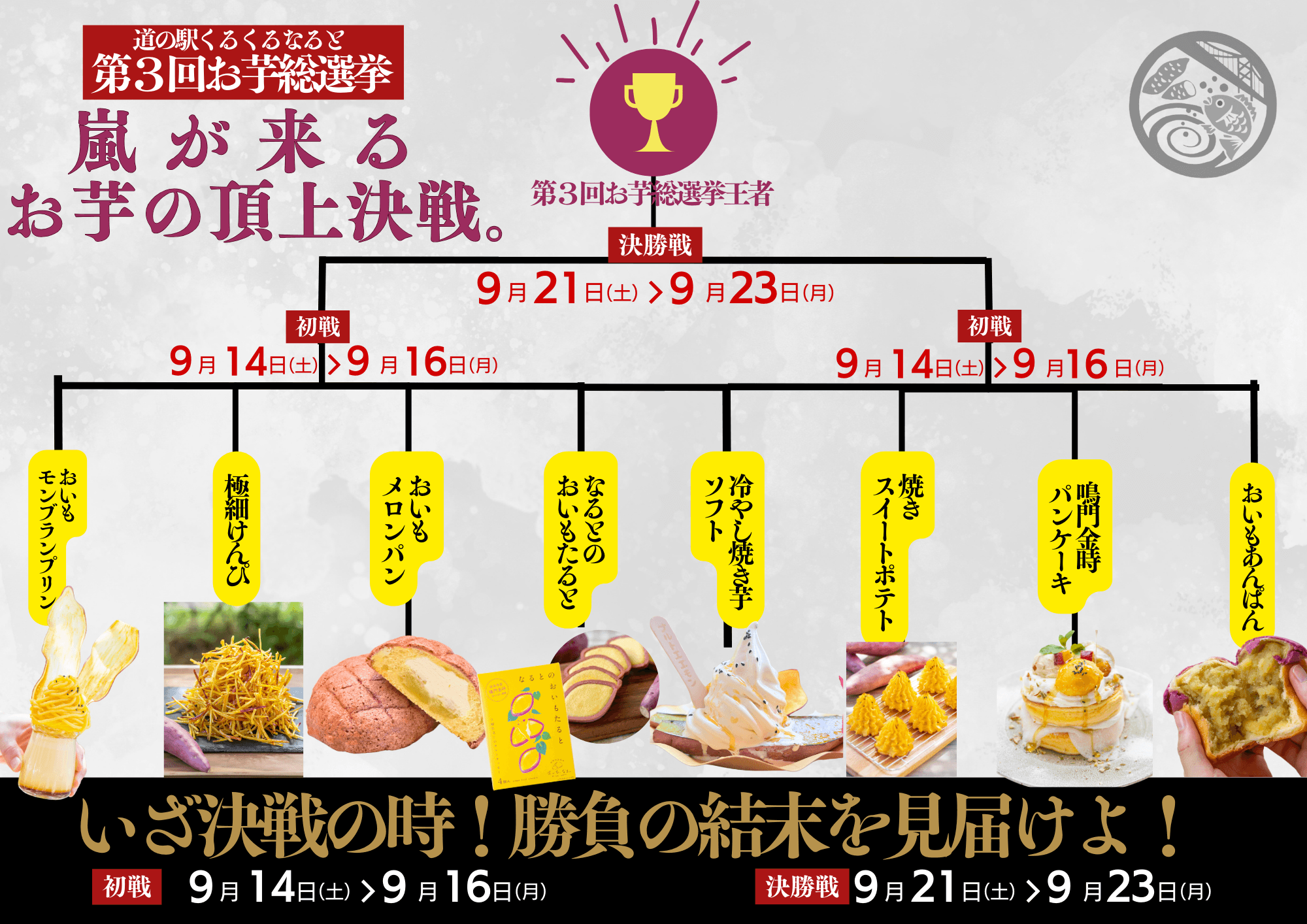 「第3回お芋総選挙 候補商品」